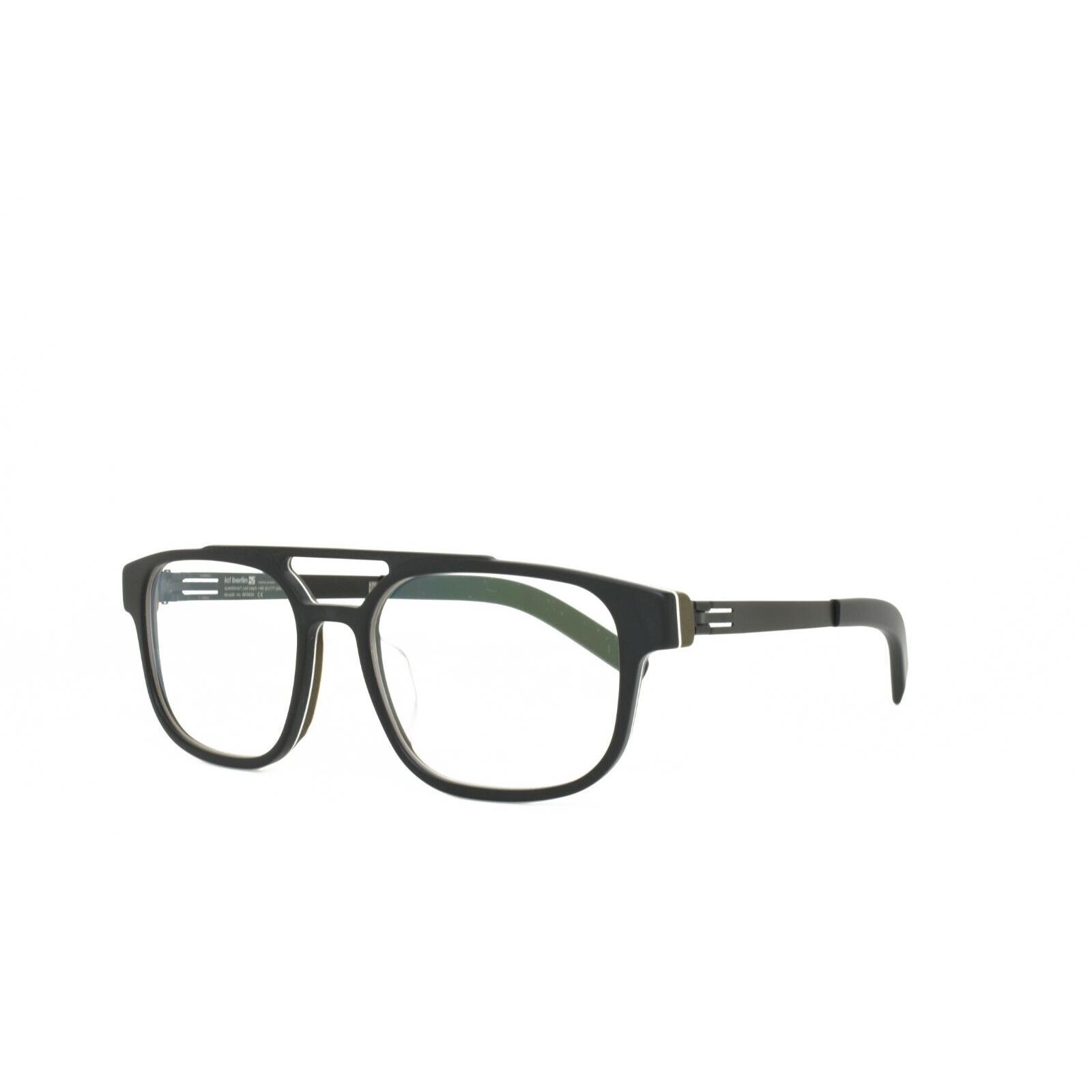 iC Berlin Eyeglasses Ralphi East Black 50-17-145 Asian Fit