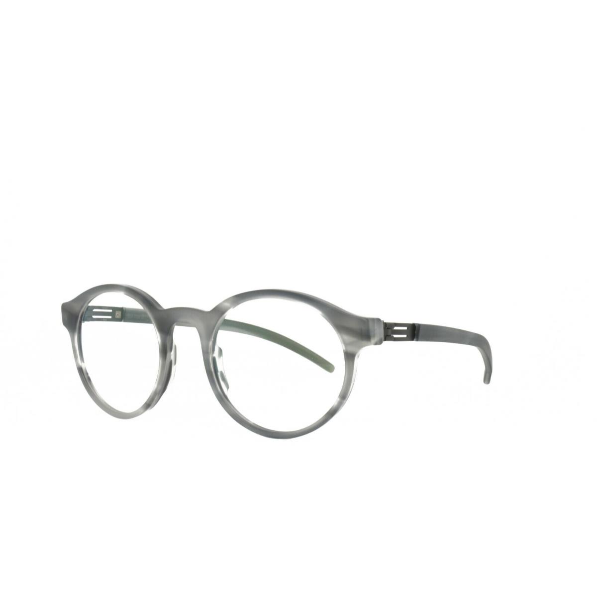 iC Berlin Eyeglasses Werner A. Smokey Matte Black 48-22-145