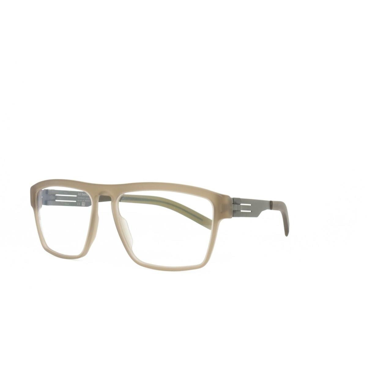 iC Berlin Eyeglasses Franck C. Graphite Walnut Matte 56-17-145