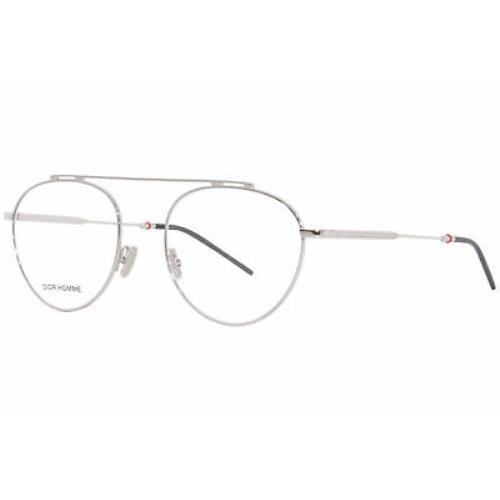 Christian Dior Homme Dior0227 010 Eyeglasses Men`s Palladium Optical Frame 52mm