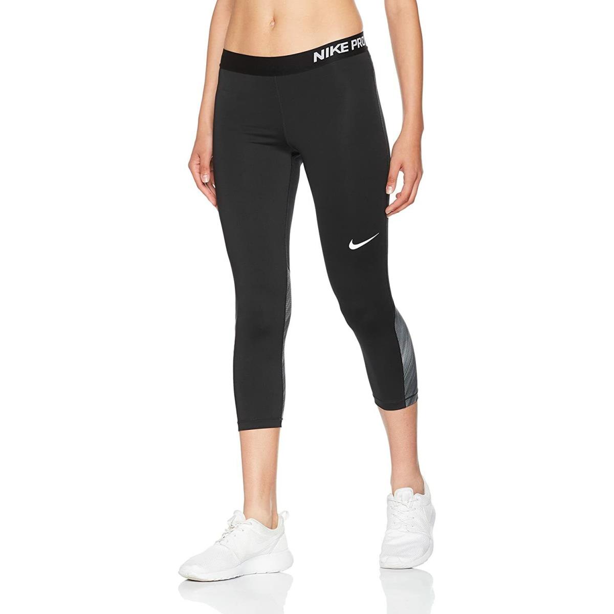 Nike S Women`s Pro Cool Yoga/gym Leggings-black/streak Print 865954-010
