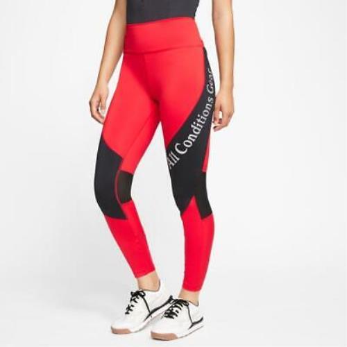 Womens Nike Acg Athletic Training Tights University Red Size XS CK6872-657