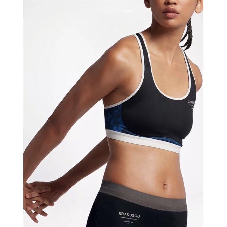 Nike Nikelab Gyakusou x Undercover Lab Sports Bra Black Blue 865205 010 sz Small