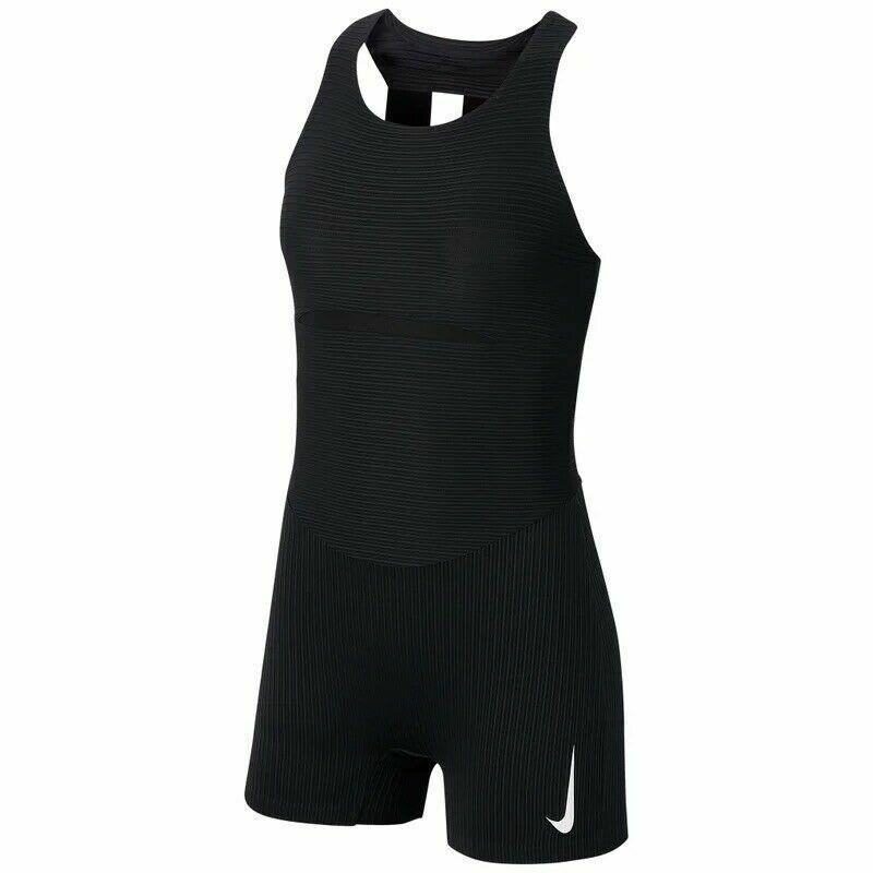 Nike Women`s Running Bodysuit Race Unitard CK4234-010 Size M