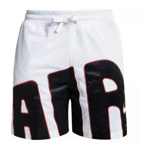 Nike Air Dna More Uptempo Pippen Mesh Basketball Shorts Medium White BV7737-100