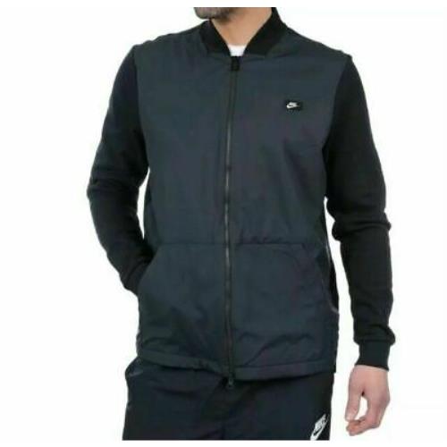 Nike Nsw Modern Full Zip Men`s Sweatshirt Jacket Black Size 2XL 886245 010