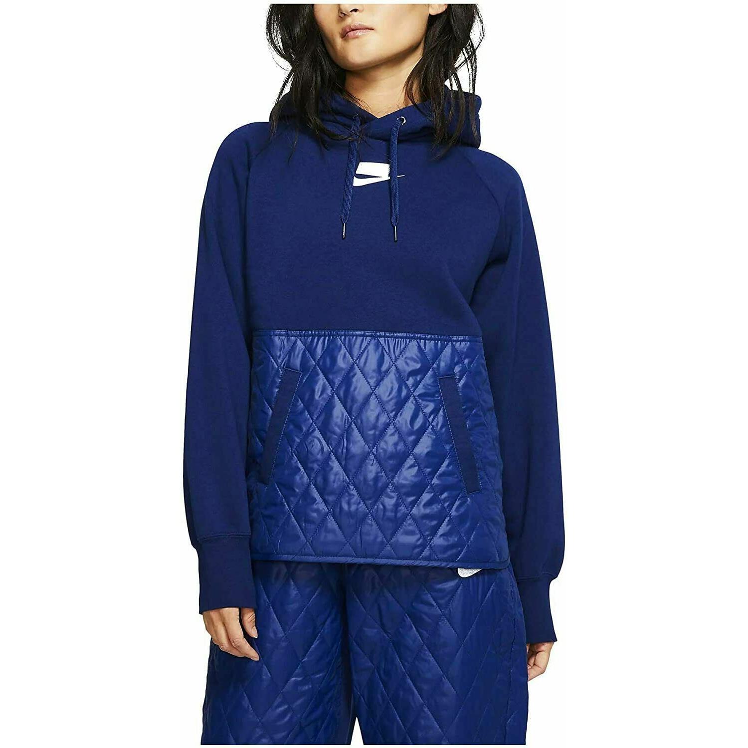 nike quilted fleece sweatshirt