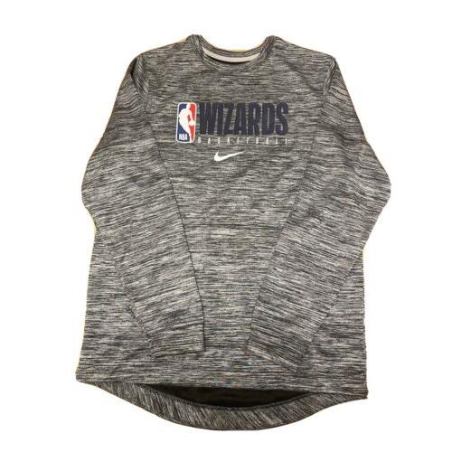 Nike Men`s Nba Washington Wizards Spotlight Pullover Top Gray Size Medium