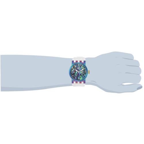 Invicta watch DNA - Blue Dial, White Band, Blue Bezel