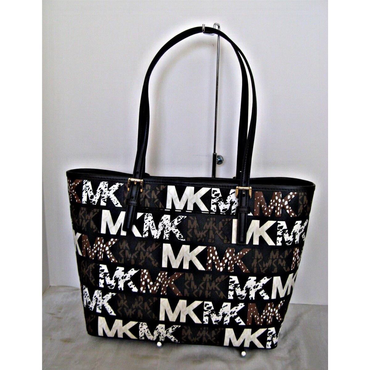 Michael Kors Medium Carryall 35S1GTVT2B Tote Bag Jet Set Travel In