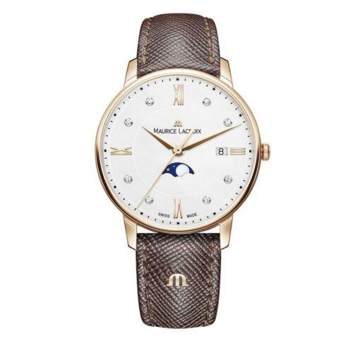 Maurice Lacroix EL1096-PVP01-150 Women`s Eliros Moonphase White Quartz Watch