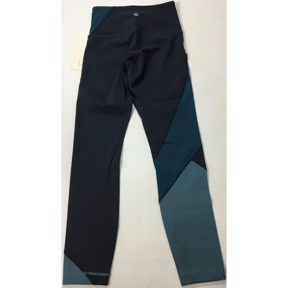 Lululemon Wunder Under HR Tight 25 Lux Special Edition LW5BDWS Blue Size 4