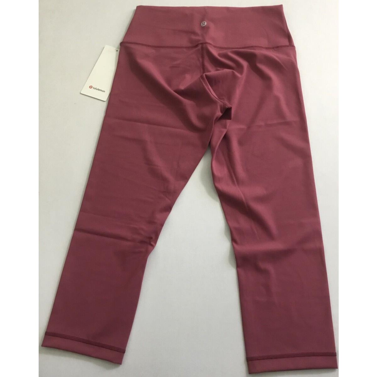 Lululemon Women Wunder Under HR Crop 21 F Luxtreme LW6ATTS Mymt Pink Size 10