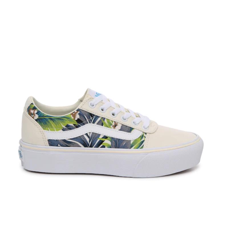Vans Ward Women`s Shoes Sneakers Skate Casual Low Tops Multicolor Print - Multicolor Print