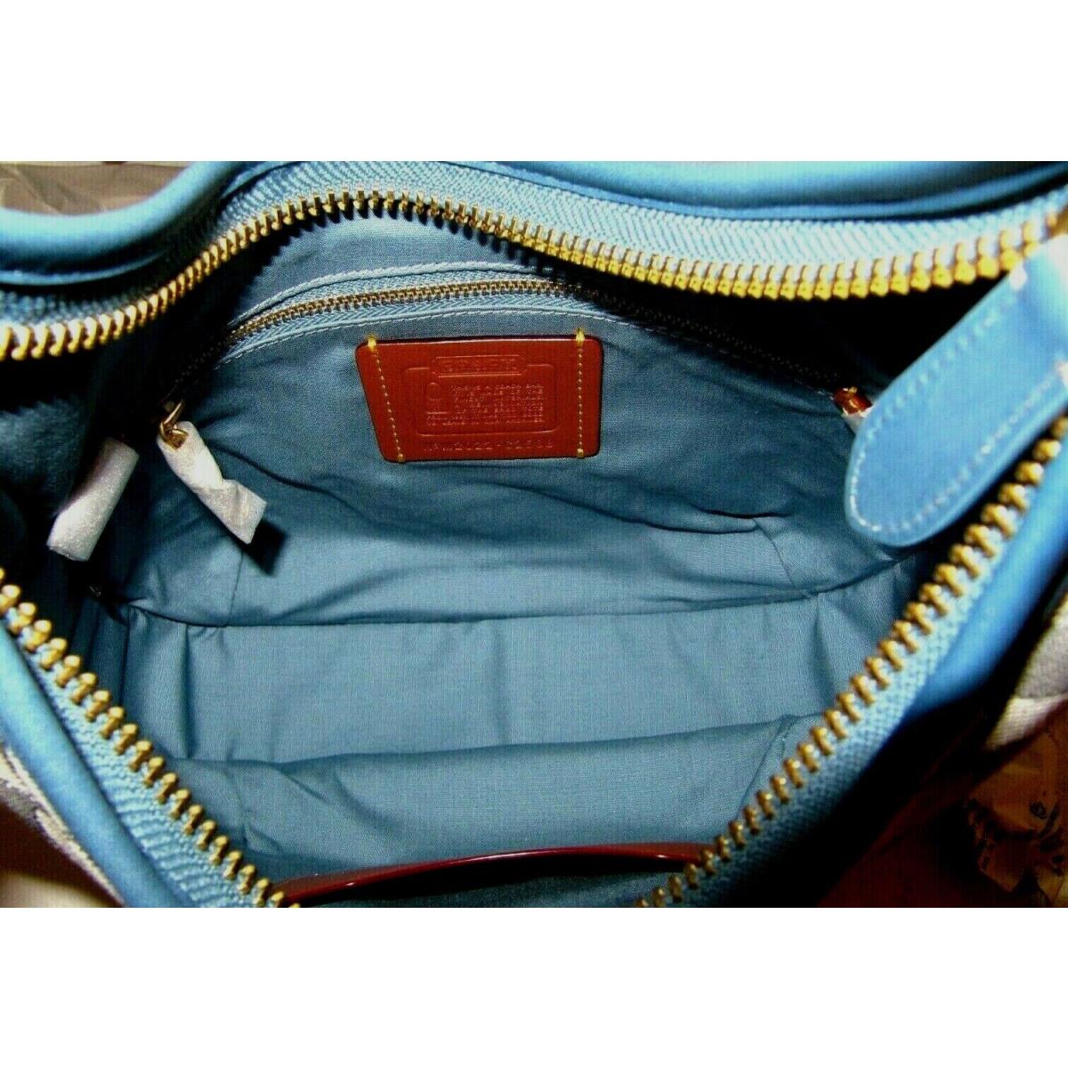 Coach  bag   - Gold Hardware, Blue Exterior 7