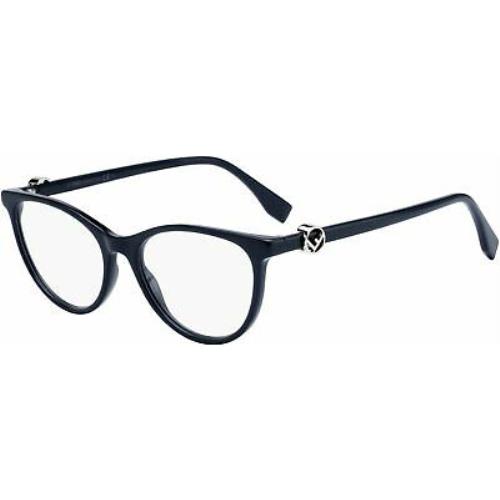 Fendi FF 0332 Pjp Eyeglasses Blue Frame 52mm