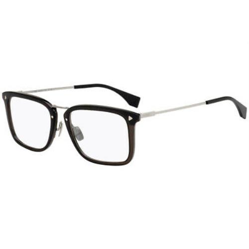 Fendi FF M0051 6LB Eyeglasses Ruthenium Frame 53mm