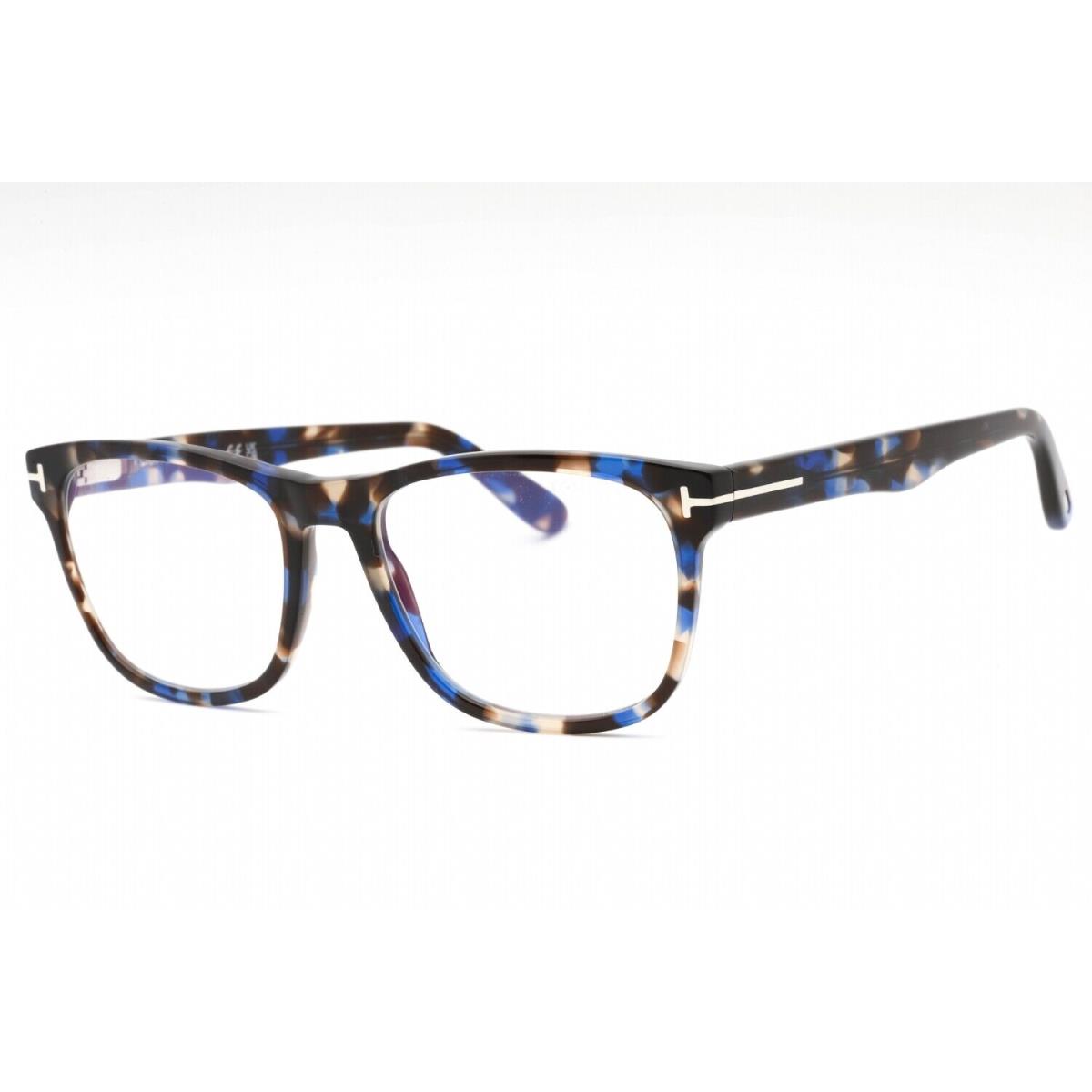 Tom Ford FT5662-B-055 Shiny Blue Eyeglasses