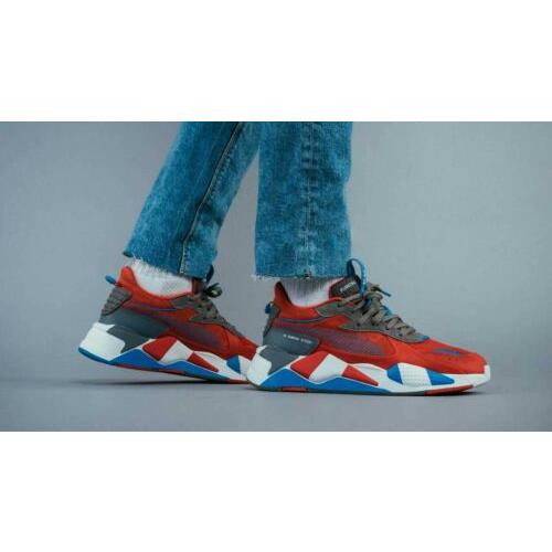 puma rsx red blue grey