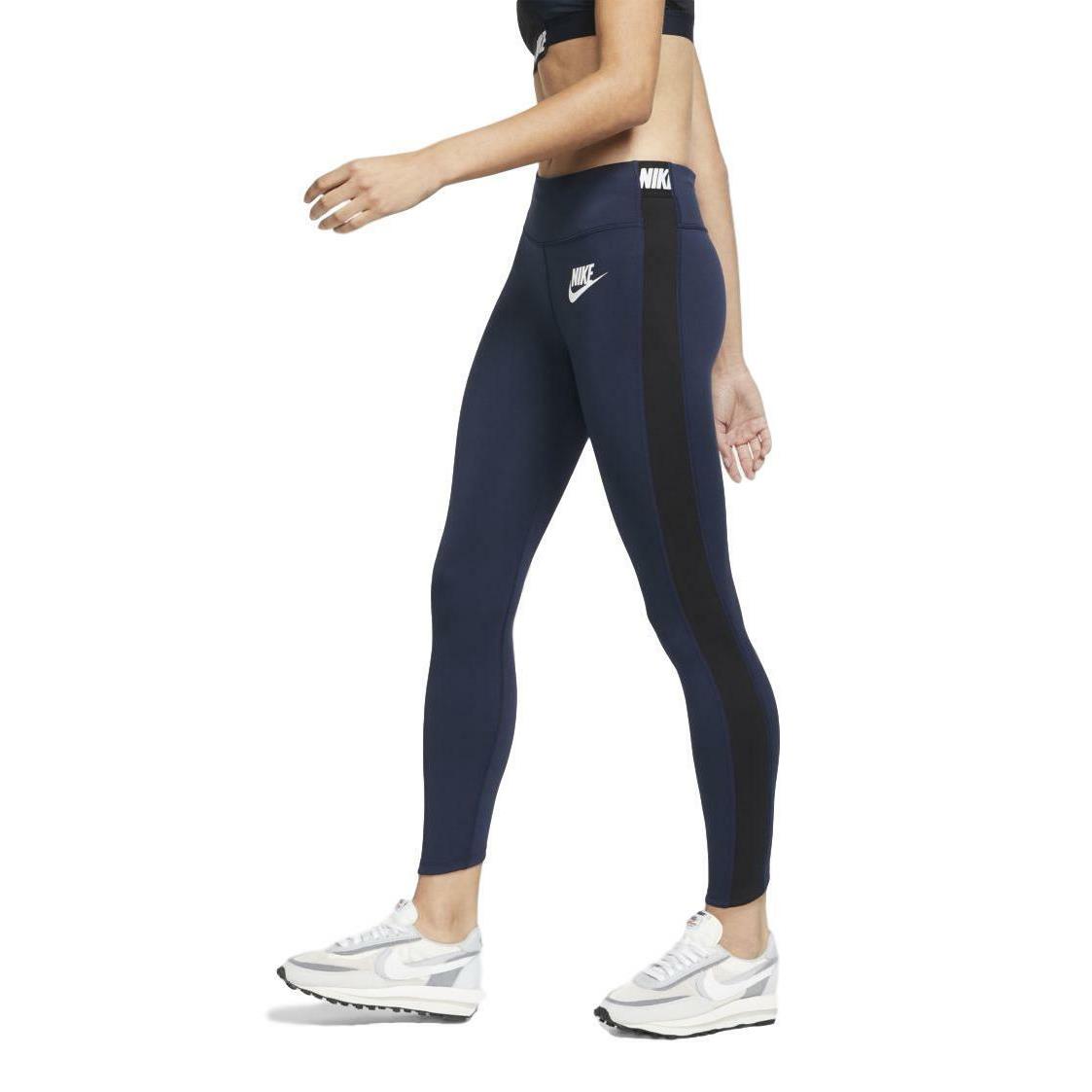Nike x Sacai Women`s Dri-fit Running Tights Navy CD6301-451