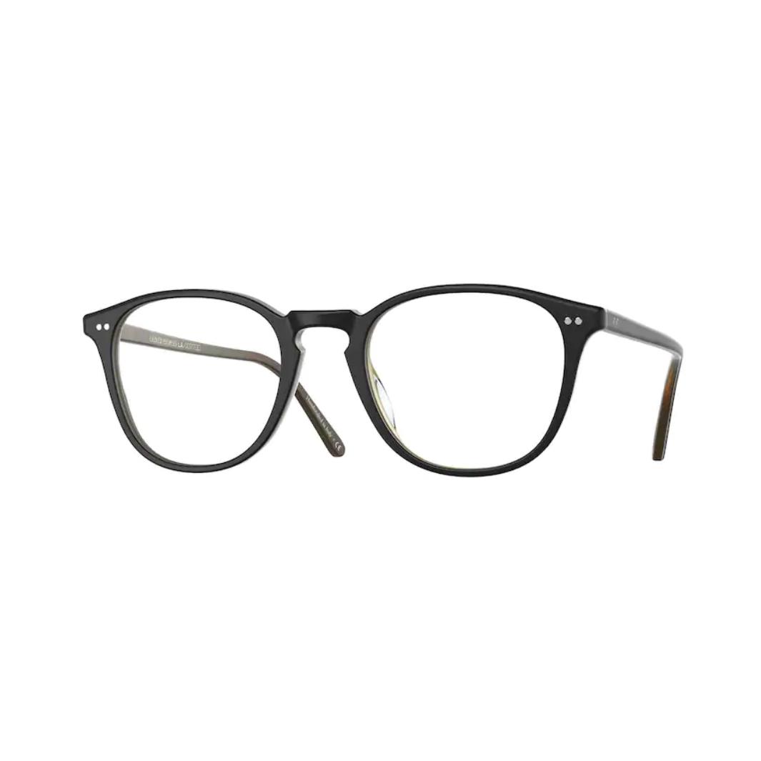 Oliver Peoples 0OV 5414U Forman-r 1453 Semi Matte Black/ Olive Eyeglasses - Frame: Semi Matte Black/ Olive, Lens: