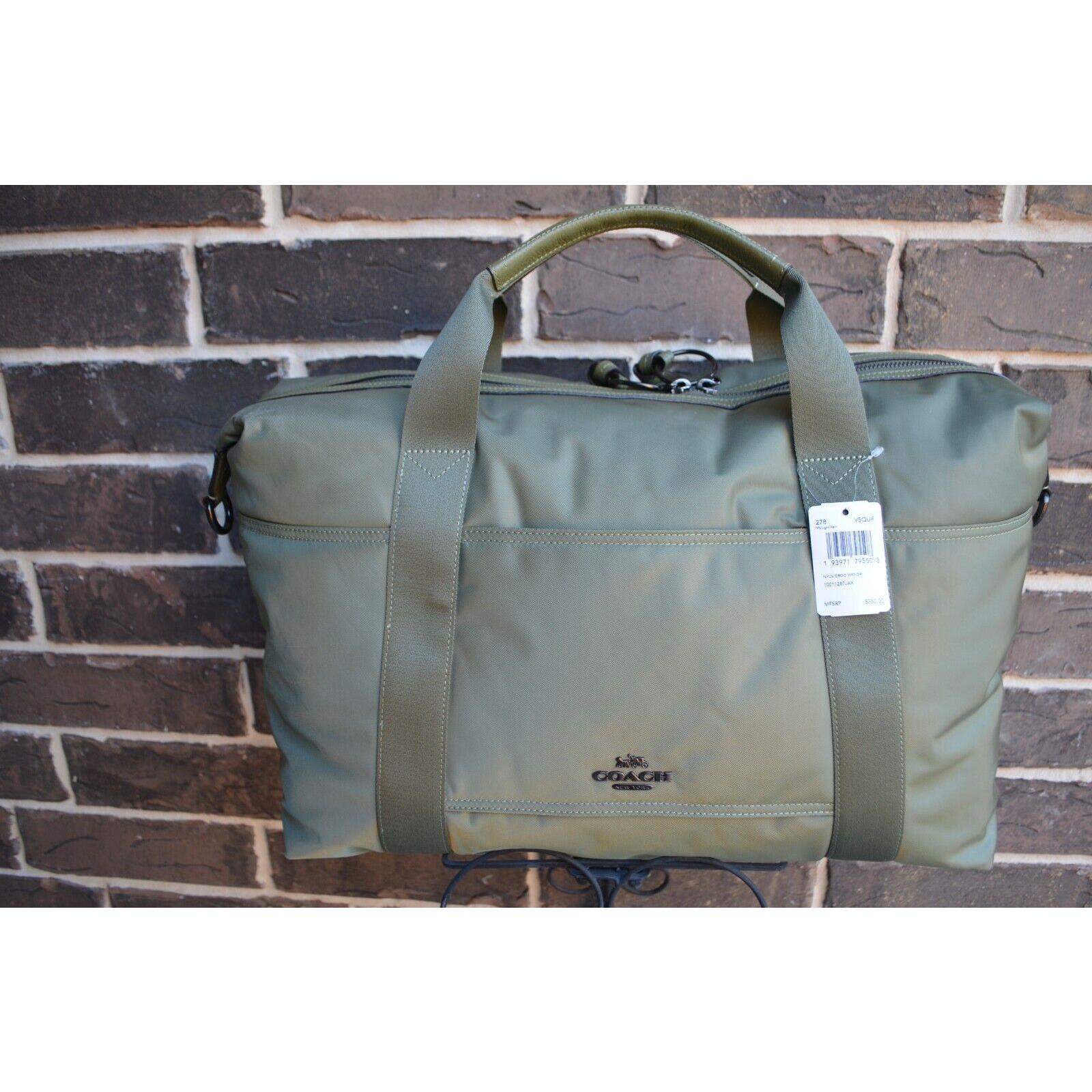 coach cargo weekender bag