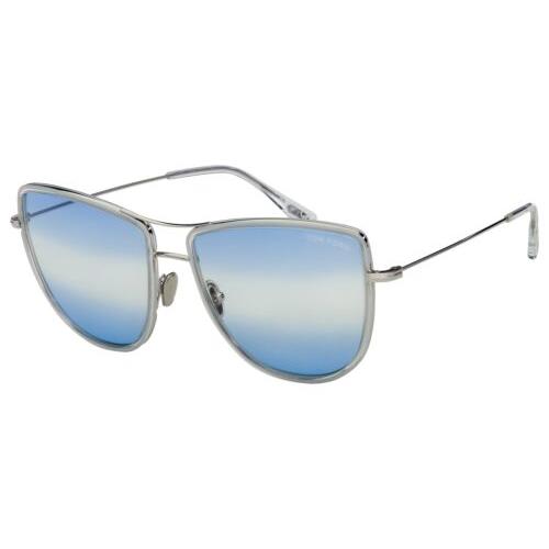 Tom Ford Palladium / Blue Gradient 60mm Sunglasses FT0759 16W 59