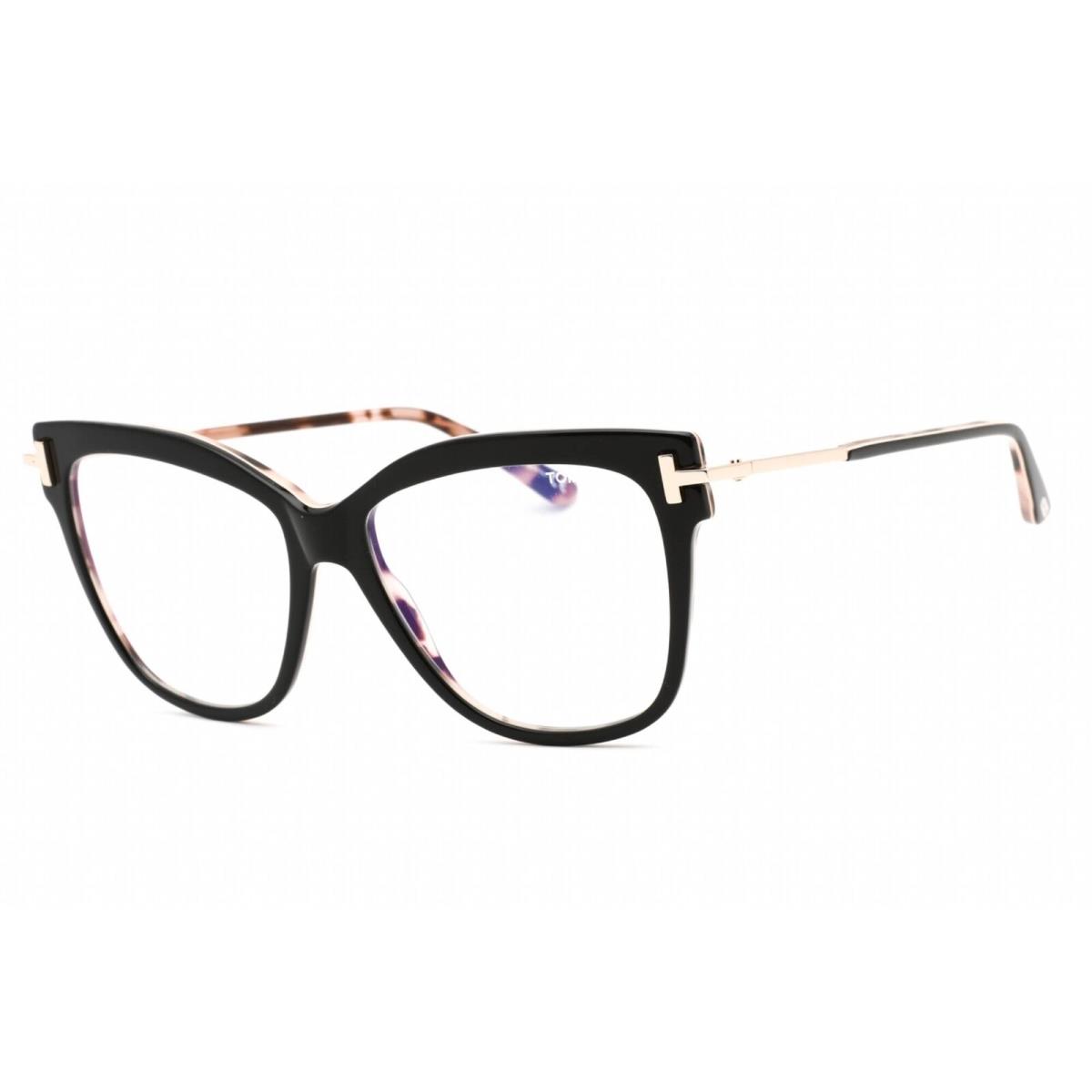 Tom Ford Women`s Eyeglasses Black/other Plastic Full Rim Frame FT5704-B 005