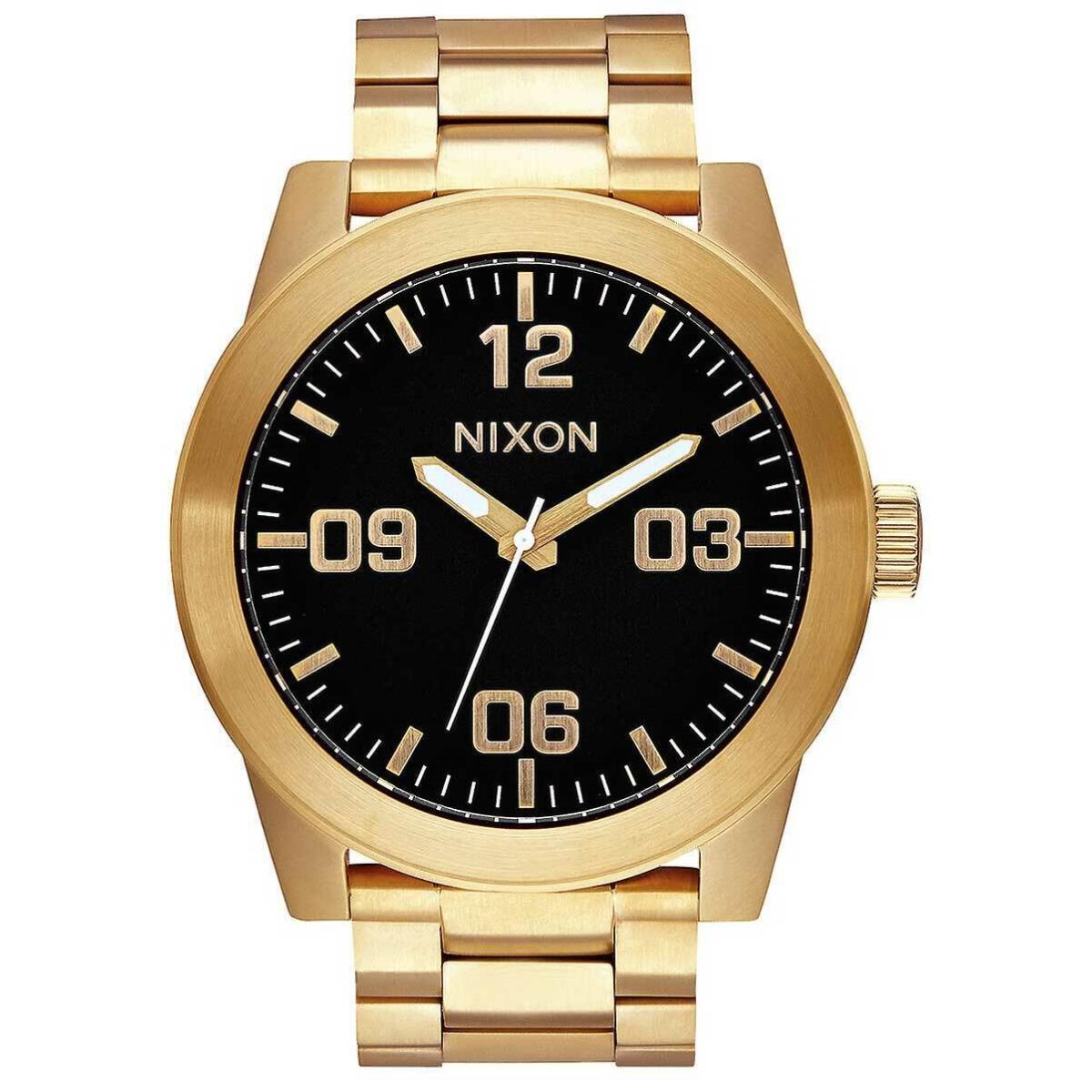 Nixon Corporal SS Watch - All Gold / Black