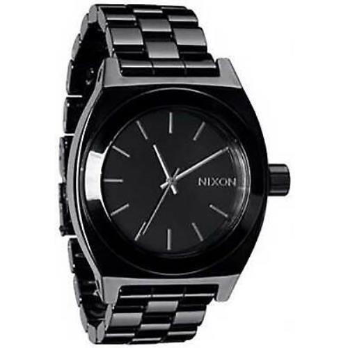 Nixon Ceramic Time Teller Watch - Black