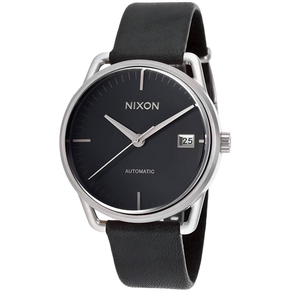 Nixon Men`s Watch The Mellor Fight Control Black Leather Strap A199-000