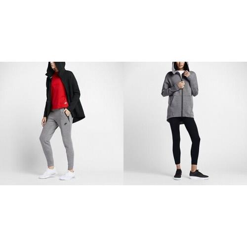 Womens M XL Nike Sportswear Tech Fleece Cape Hoodie 811710
