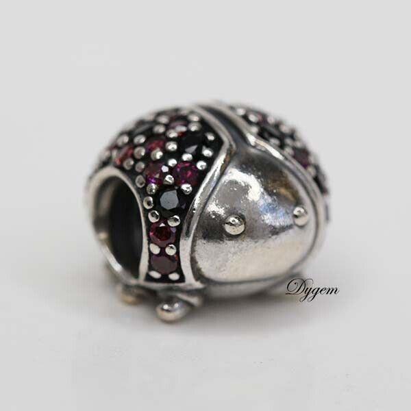 Pandora Charmsparkling Ladybug Bead 791484CFR W Suede Pouch