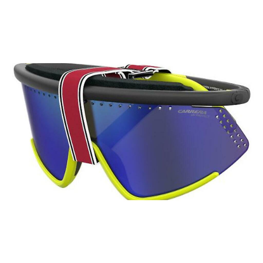 Carrera Sunglasses Hyperfit 10/S 10 Bhp Verde Nero Black Yellow Blue Lens