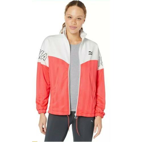 Puma Womens Luxtg Jacquard Jacket 595704 15 Pink Size XL