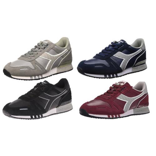 Diadora Men`s Titan Leather L/s Running Shoe Color Options
