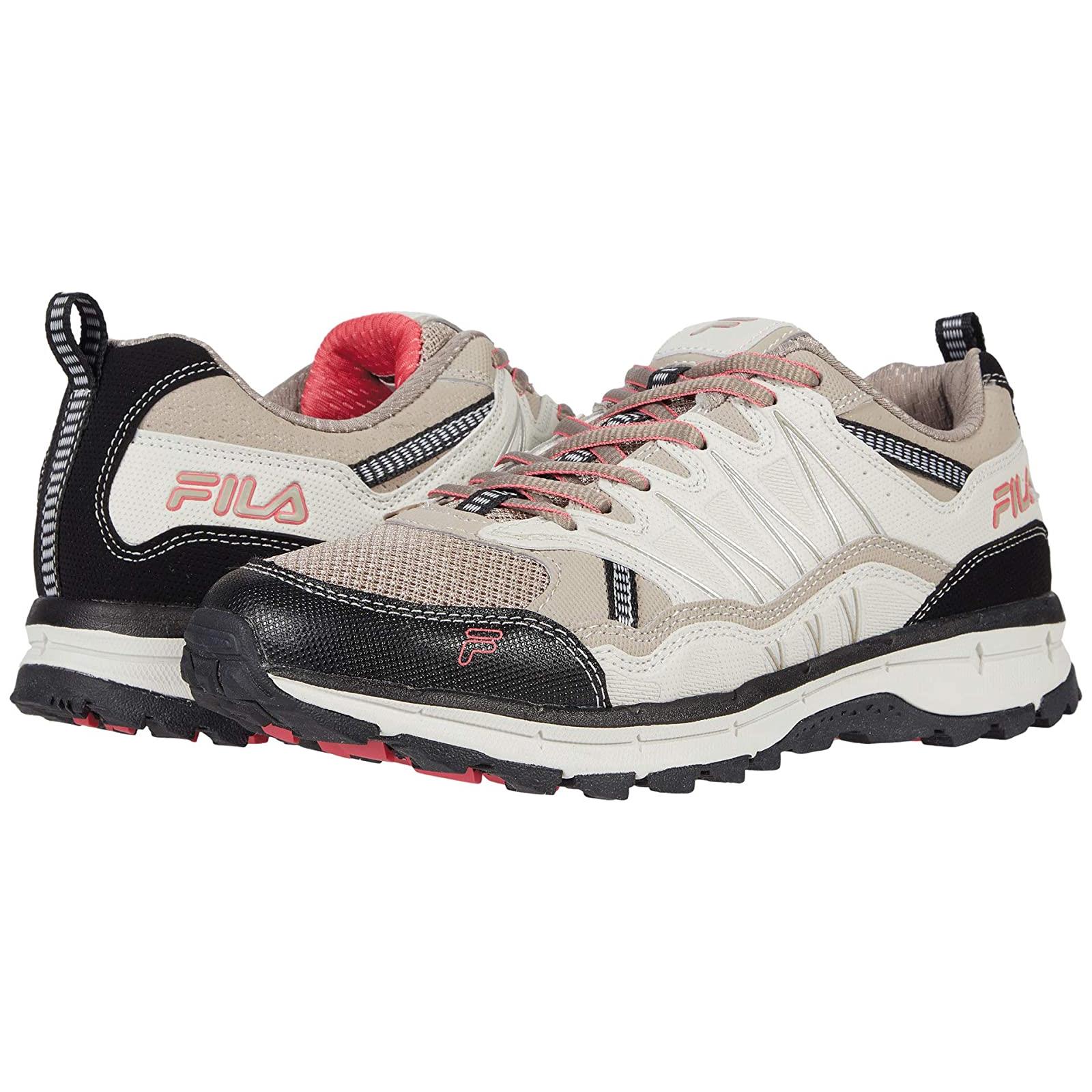 Woman`s Sneakers Athletic Shoes Fila Evergrand TR Atmosphere/Metallic Silver/Calypso Coral
