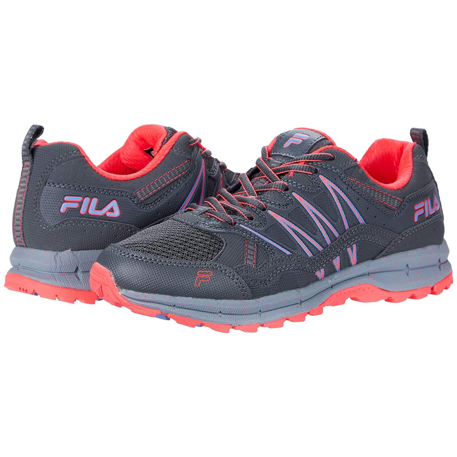Woman`s Sneakers Athletic Shoes Fila Evergrand TR Dark Shadow/Diva Pink/Lake Blue
