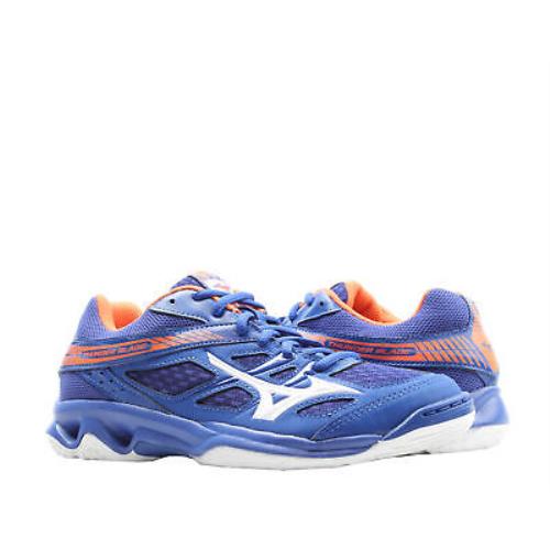 Mizuno Thunder Blade Blue/white/orange Unisex Volleyball Shoes V1GA177000