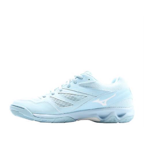 mizuno volleyball shoes blue and white