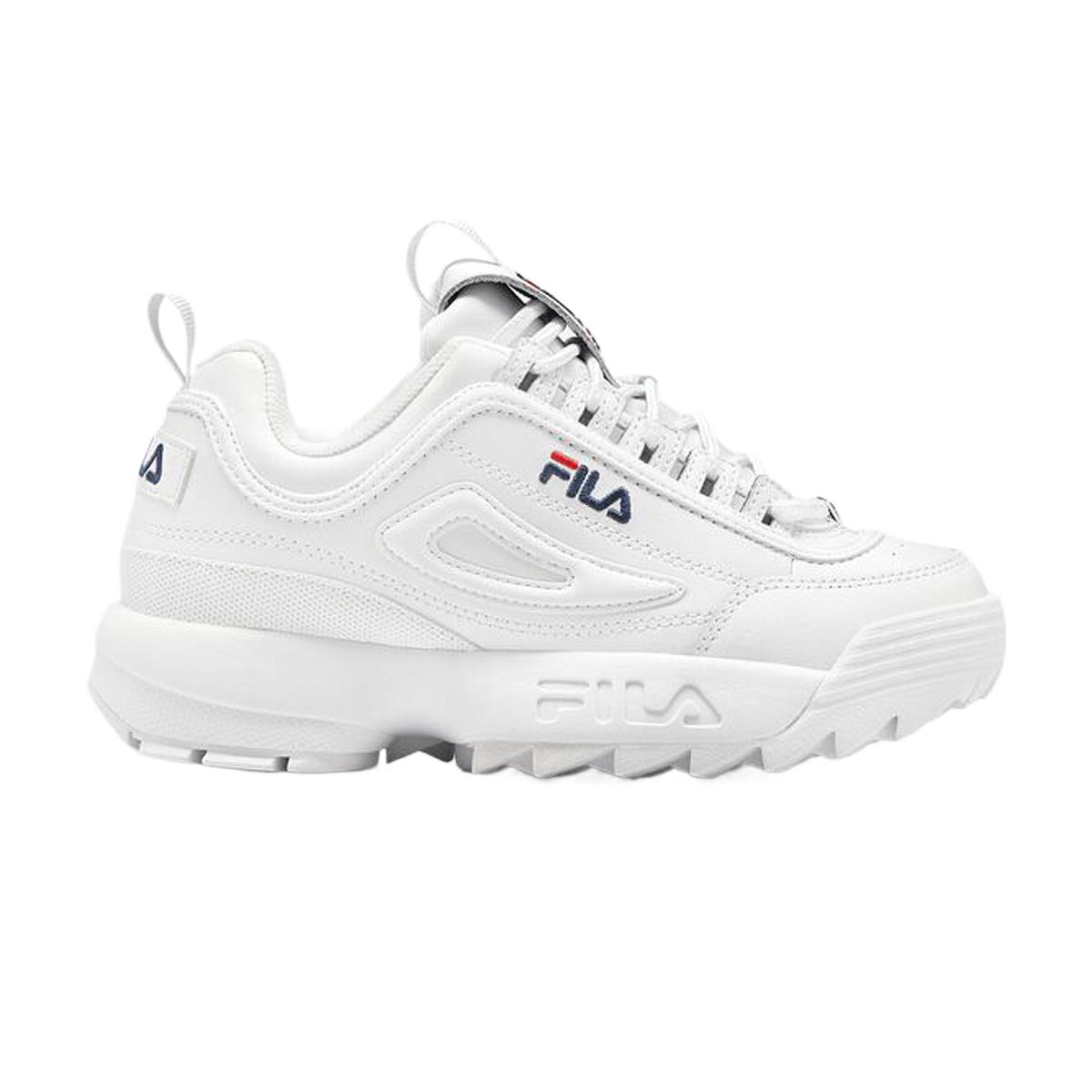 Fila Men`s Disruptor II Premium Shoes White/navy/red 1FM00139-125