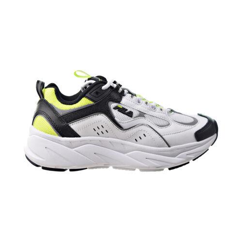 Fila Trigate Plus Women`s Shoes White-black-safety Yellow 5RM01083-115 - White-Black-Safety Yellow
