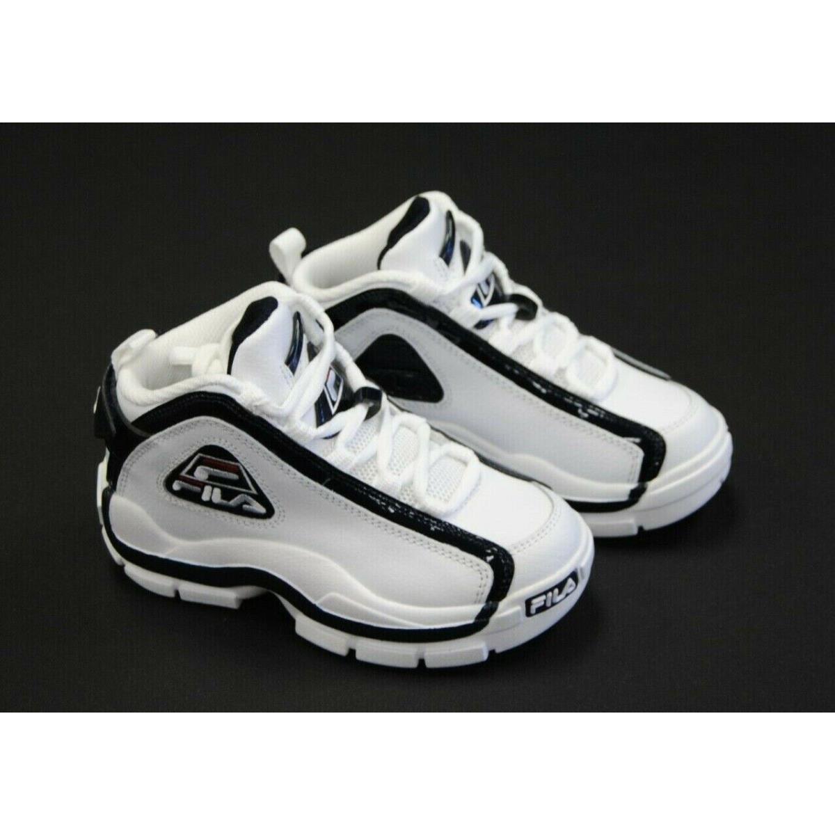3BM01163-125 Pre School Kid`s Fila Grant Hill 2 Basketball Shoes Wht FK25