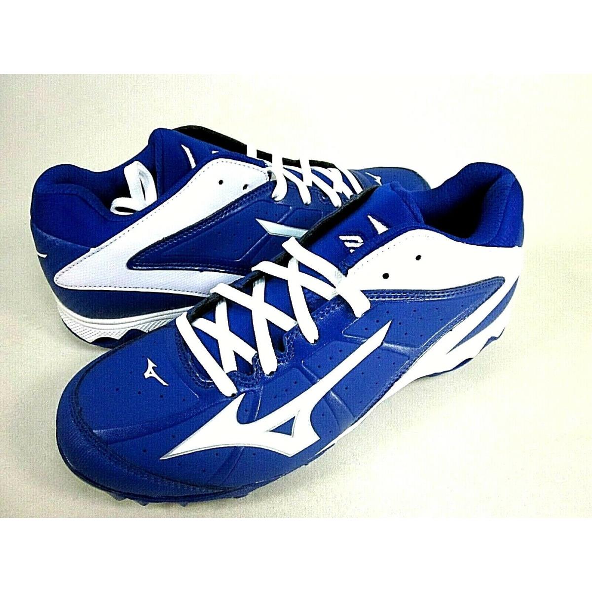 Mizuno Women`s 9-Spike Adv. Finch Elite 2 Softball Shoe Royal/white Size 9 M