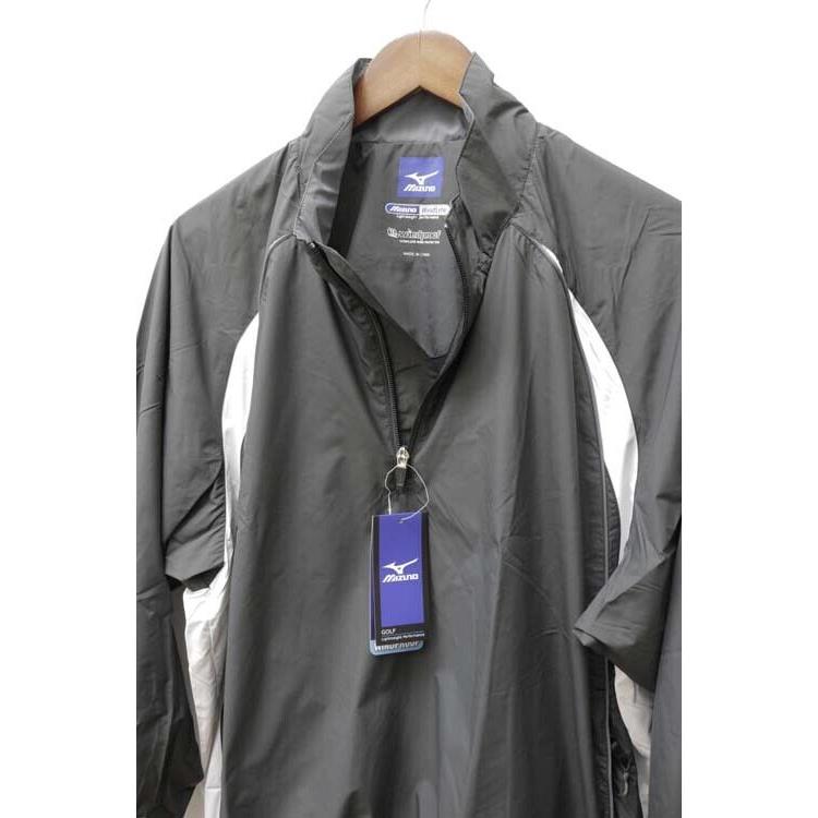 Mizuno Golf Black Wind Rain Dry Fit Windproof Jacket Mens Size Medium