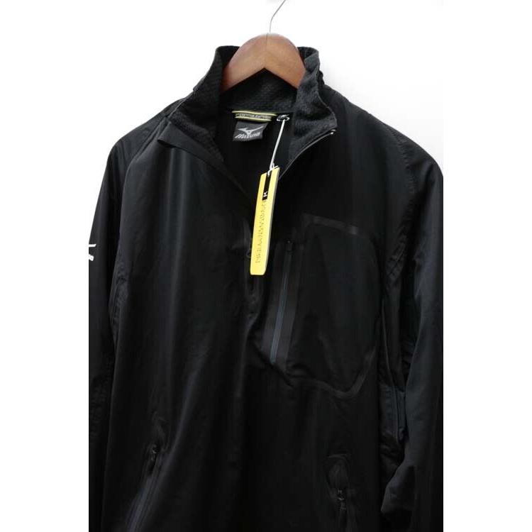 Mizuno Golf Black Wind Rain Dry Fit Windproof Jacket Mens Size Medium