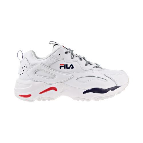 Fila Ray Tracer Men`s Shoes White-fila Navy-fila Red 1RM00661-125 - White-Fila Blue-Fila Red
