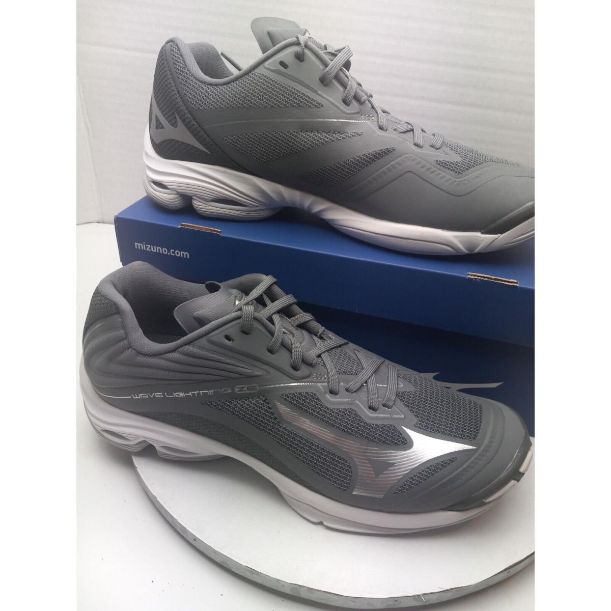 Mizuno Womens Sz 11 Wave Lightning Z6 Volleyball Shoes Gray