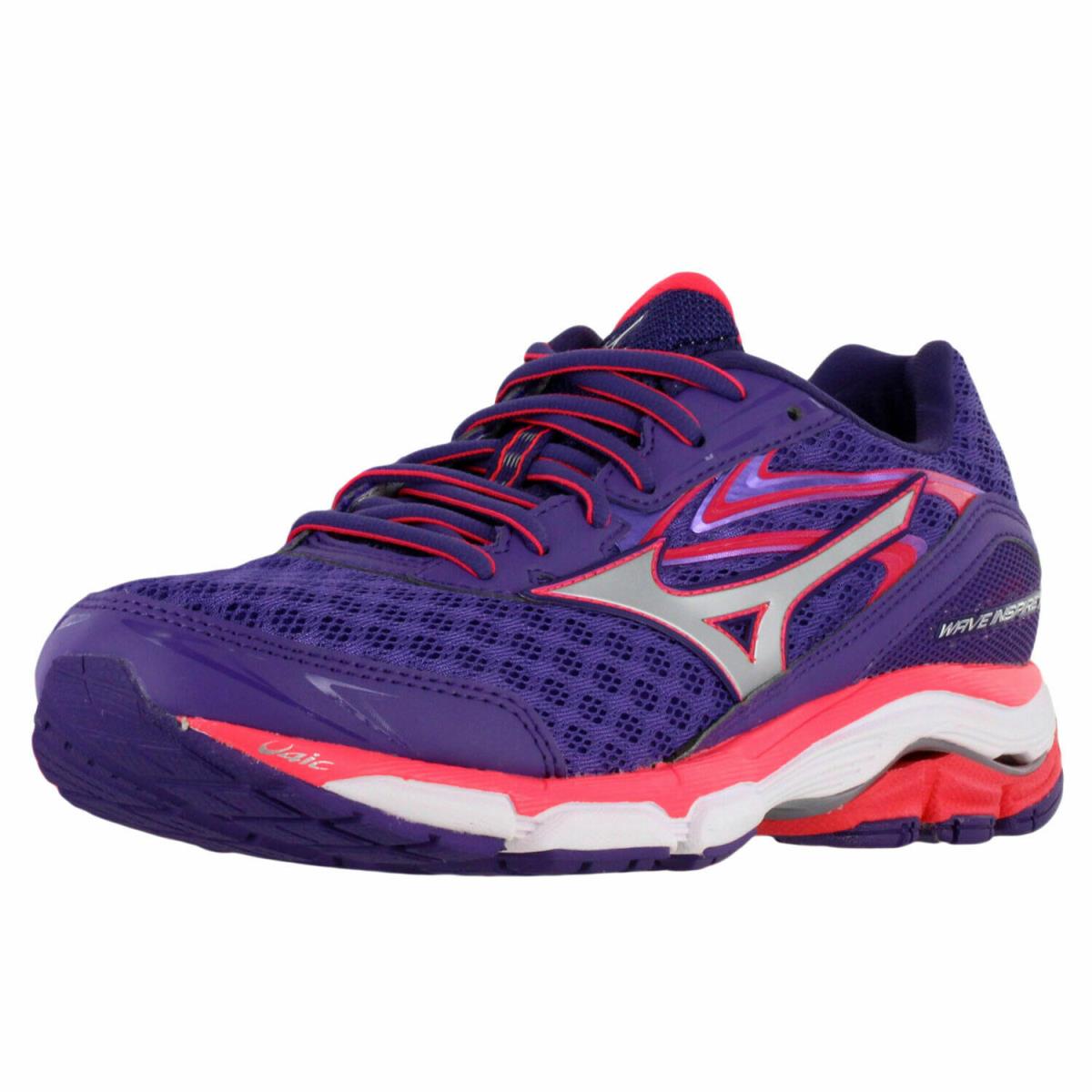 W/box Mizuno Womens Wave II Running Shoes 410745-7X73 Purple Gray SZ 6