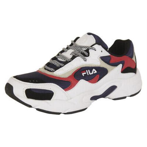 Fila Men`s Luminance Fila Navy/fila Red/white Sneakers Shoes Sz: 10
